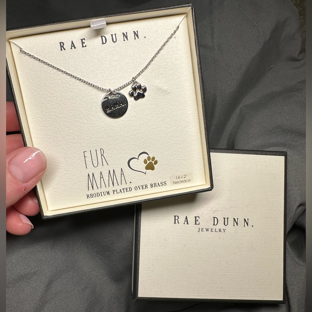 Rae Dunn “Fur Mama” necklace